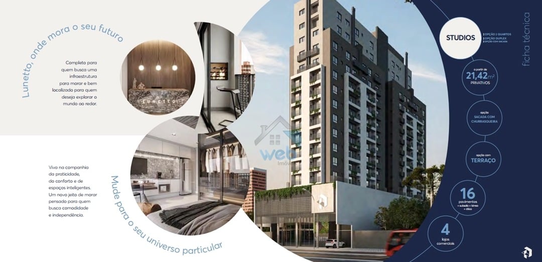 Foto do Apartamento com 1 quartos no Água Verde, Curitiba - foto 2