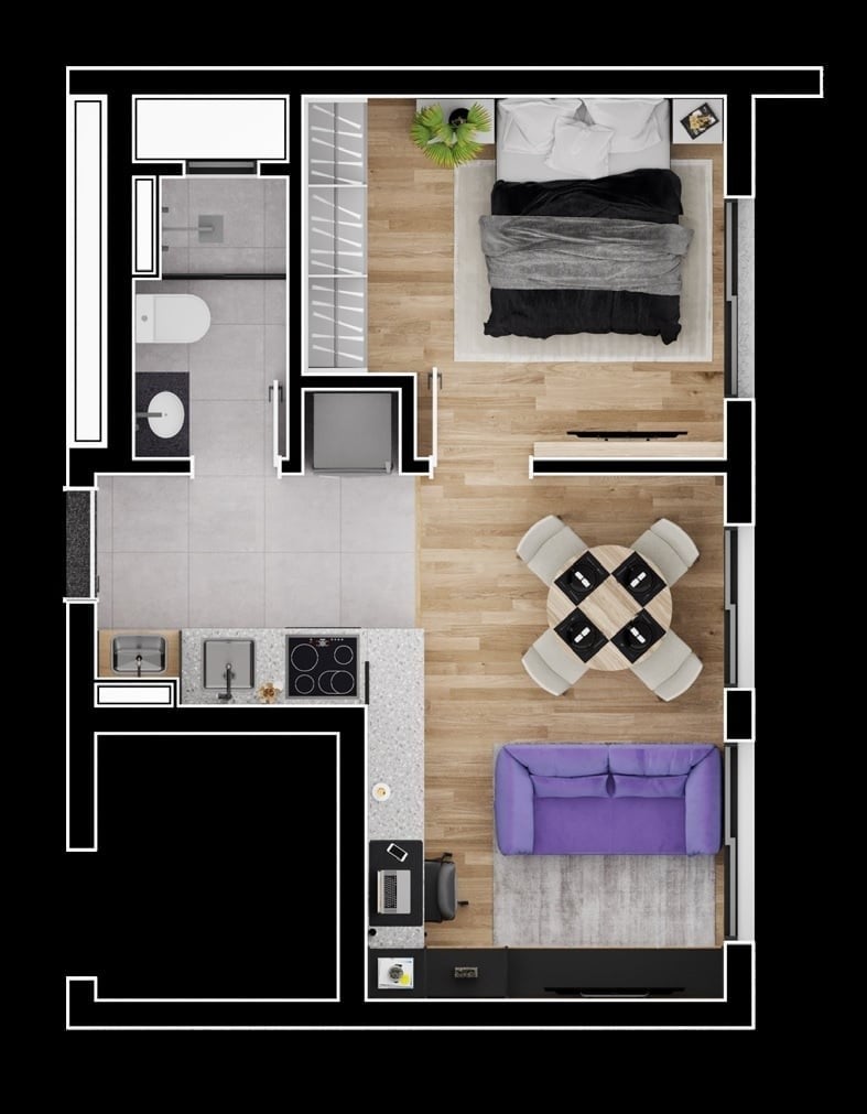 Foto do Apartamento com 3 quartos no Novo Mundo, Curitiba - foto 41