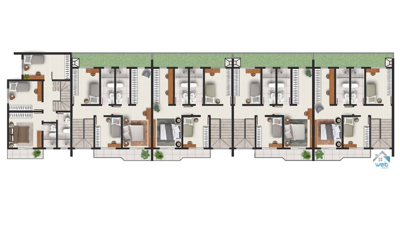 Foto do Sobrado com 3 quartos no Cidade Jardim, Curitiba - foto 4