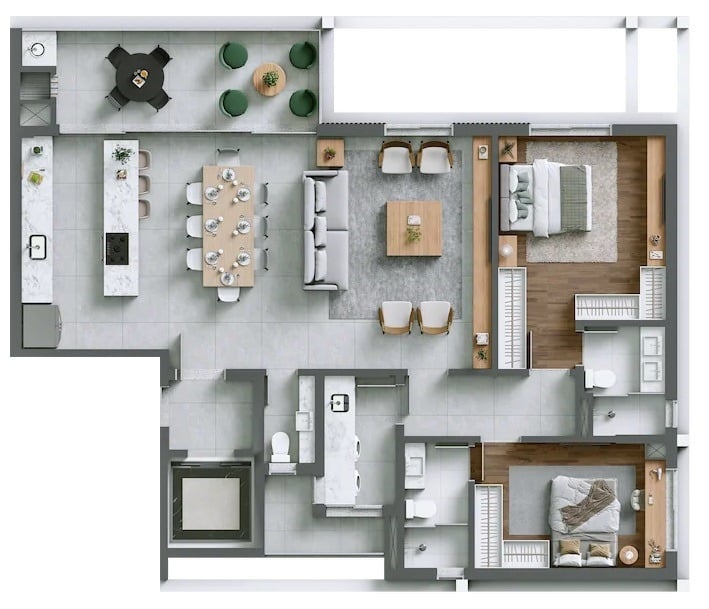 Foto do Apartamento com 3 quartos no Bigorrilho, Curitiba - foto 2