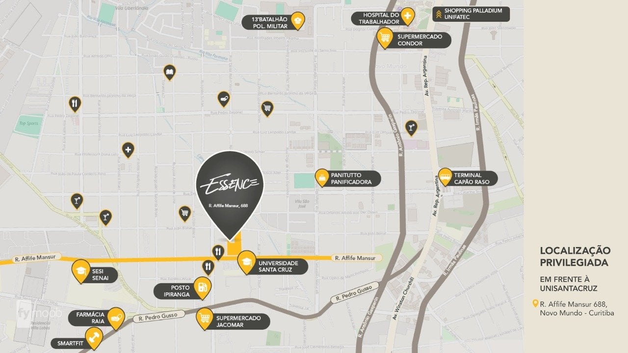 Foto do Apartamento com 2 quartos no Novo Mundo, Curitiba - foto 2