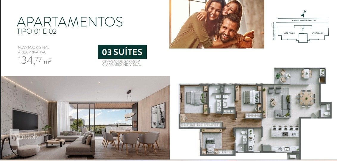 Foto do Apartamento com 3 quartos no Centro, Curitiba - foto 22