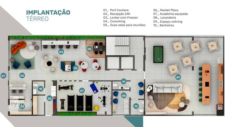 Foto do Apartamento com 1 quartos no centro, Curitiba - foto 21