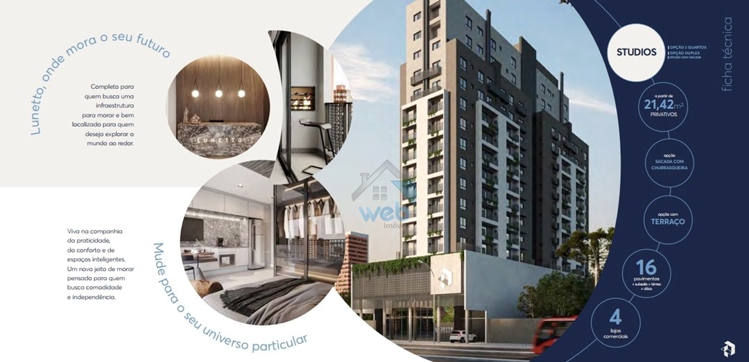 Foto do Apartamento com 1 quartos no Água Verde, Curitiba - foto 2