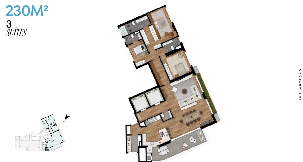 Foto do Apartamento com 3 quartos no Bigorrilho, Curitiba - foto 9