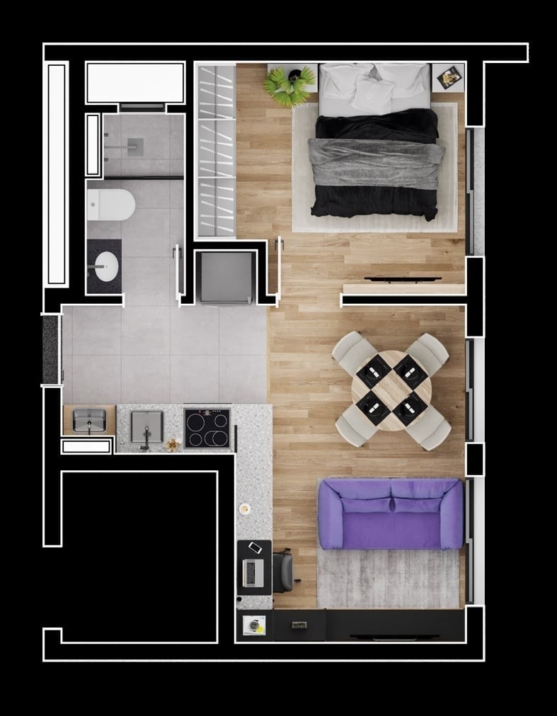 Foto do Apartamento com 3 quartos no Novo Mundo, Curitiba - foto 41