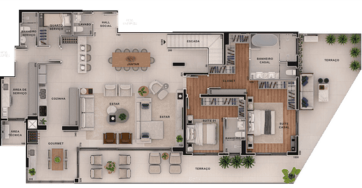 Planta 2 — Reserva Lago, Reserva Barigui (Avantti), Mossunguê, Curitiba