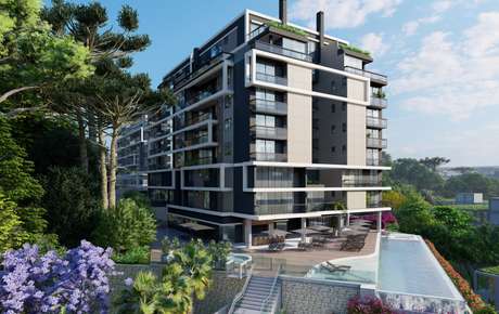 Reserva Colina — render da torre do Reserva Barigui (Avantti) em Mossunguê, Curitiba