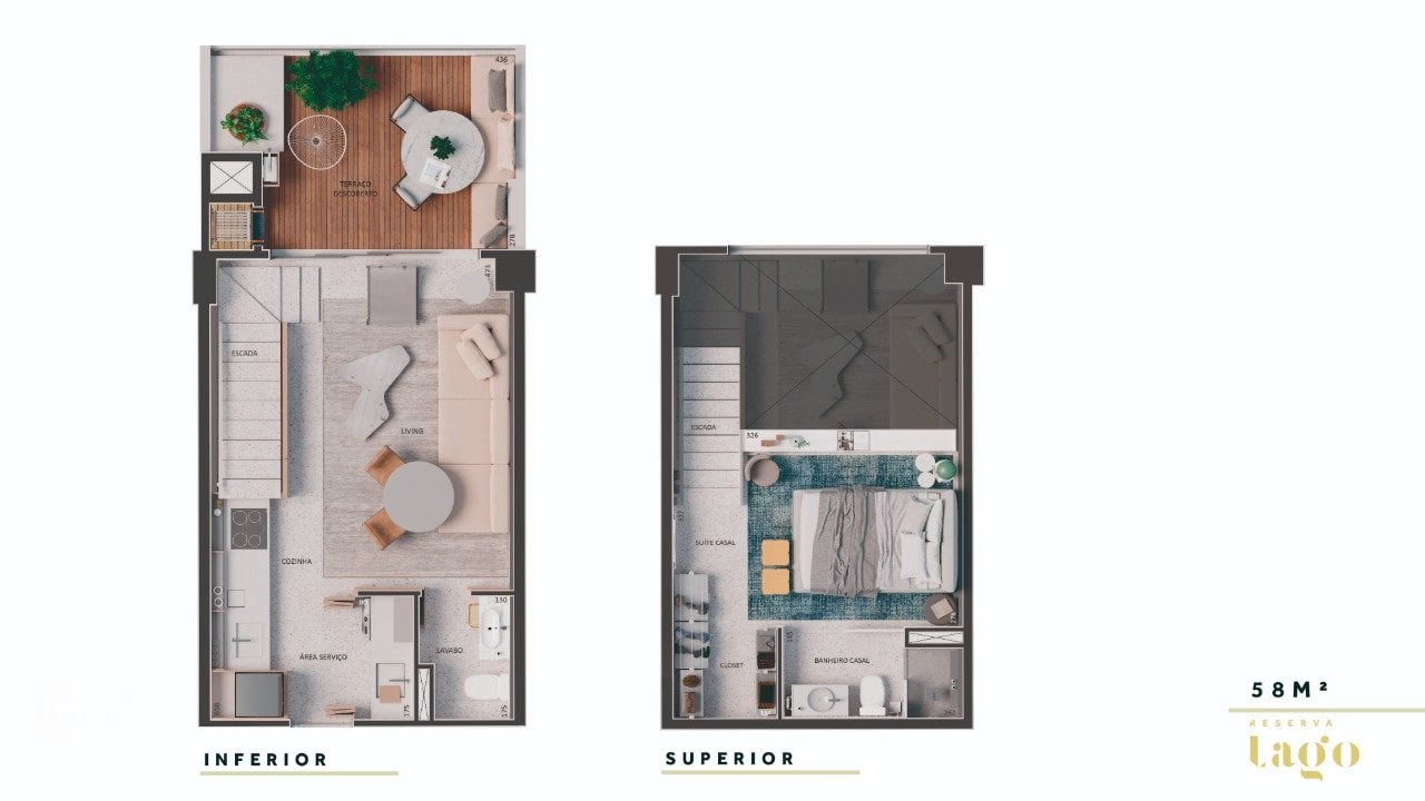 Foto do Apartamento com 1 quartos no Mossunguê, Curitiba - foto 5