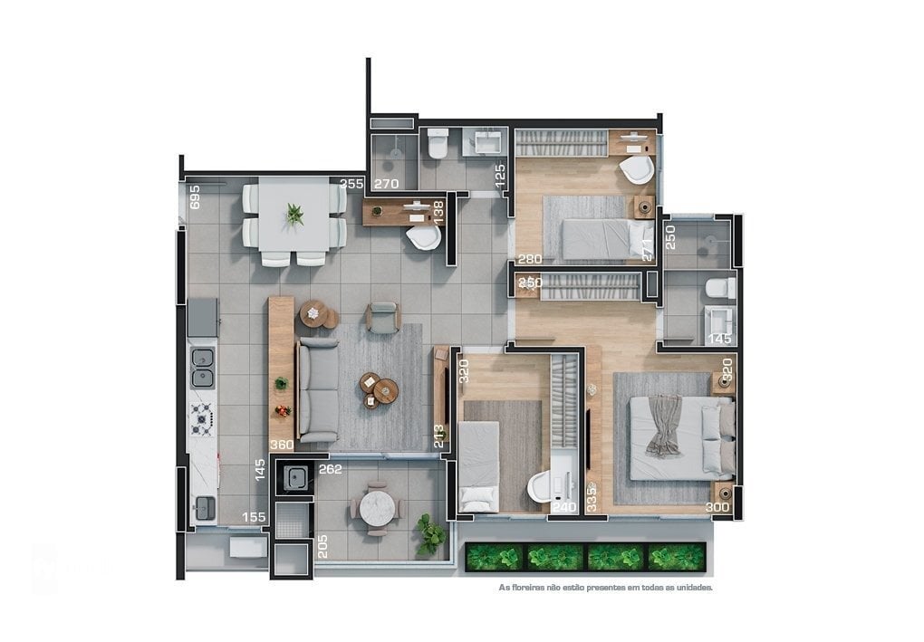 Foto do Apartamento com 3 quartos no Ecoville, Curitiba - foto 5