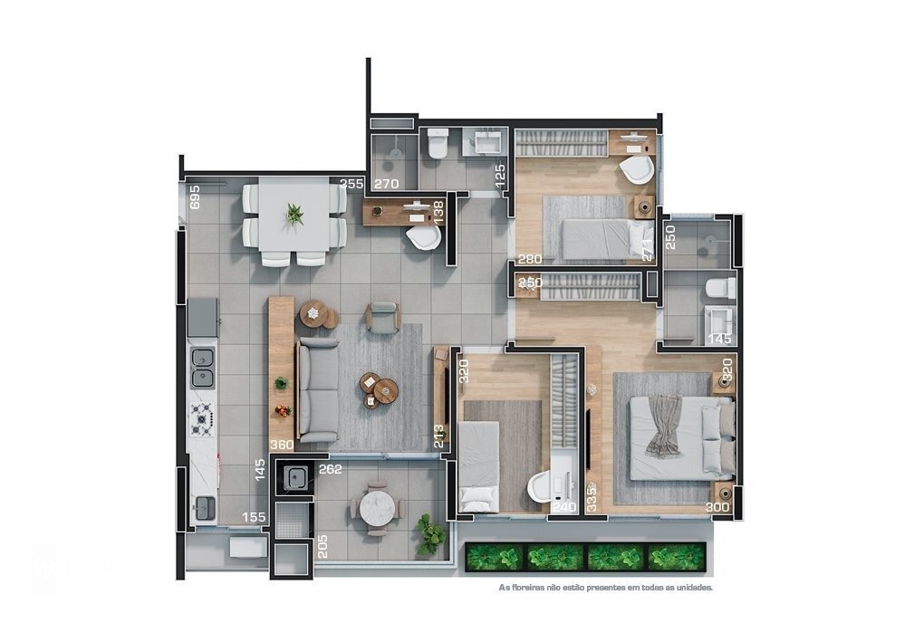 Foto do Apartamento com 3 quartos no Ecoville, Curitiba - foto 5