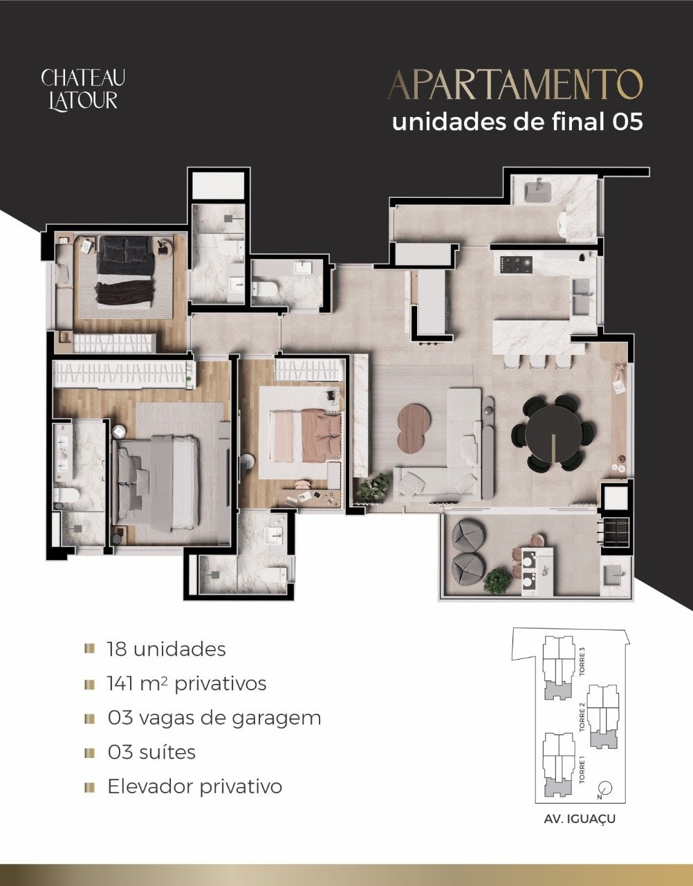 Foto do Apartamento com 3 quartos no Seminário, Curitiba - foto 20