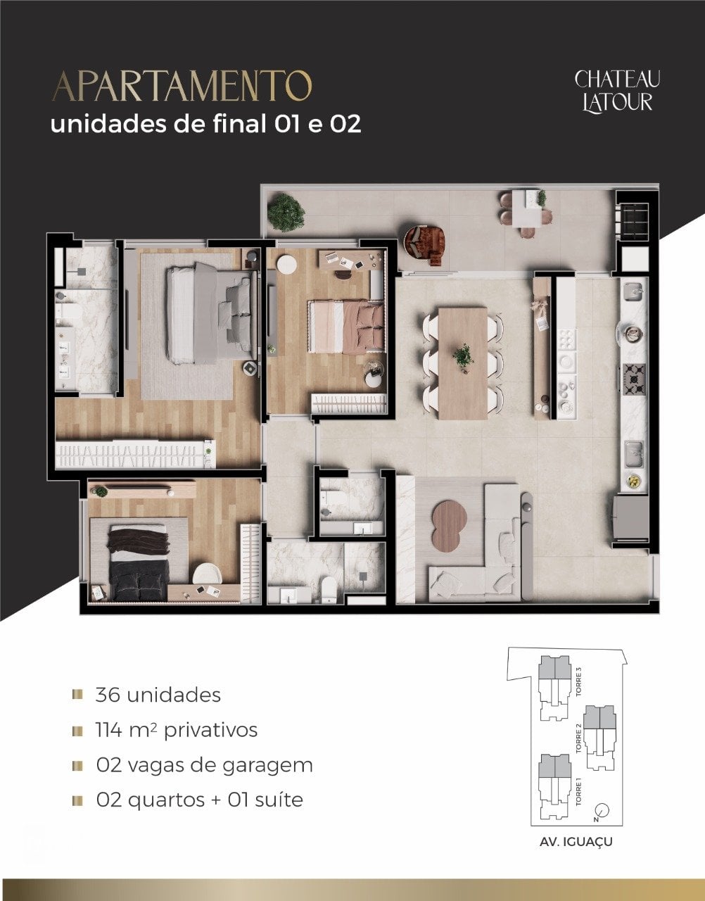 Foto do Apartamento com 3 quartos no Seminário, Curitiba - foto 21