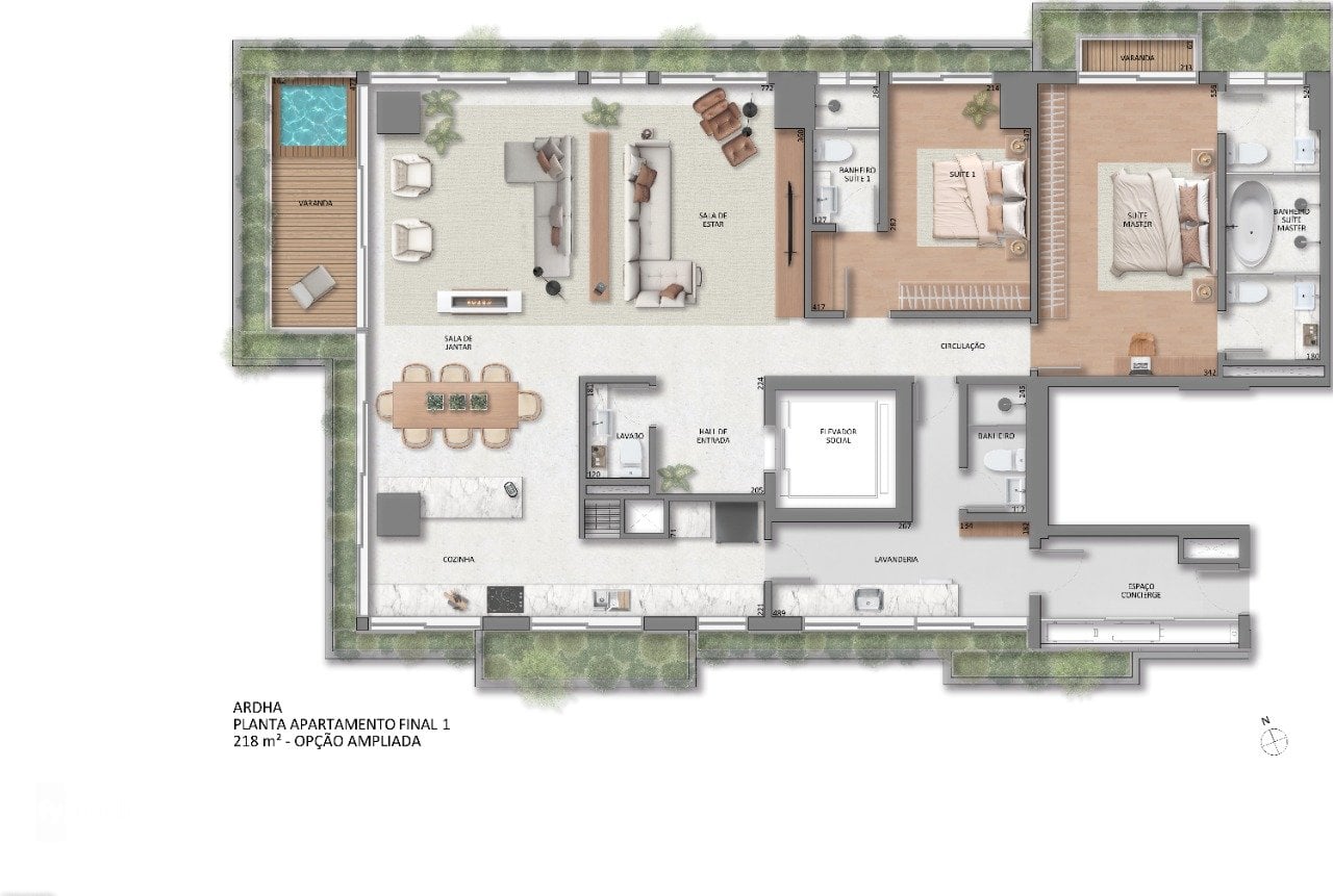 Foto do Apartamento com 3 quartos no Mossunguê, Curitiba - foto 15