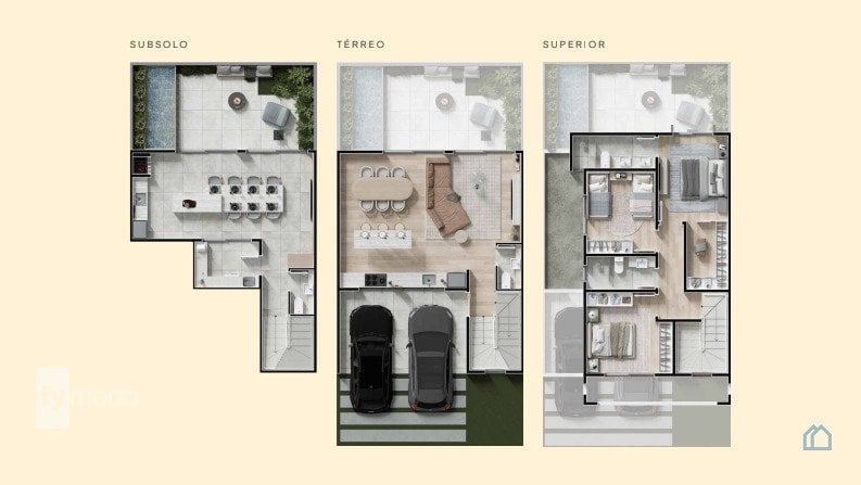 Foto do Casa em Condomínio com 3 quartos no Campo Comprido, Curitiba - foto 10