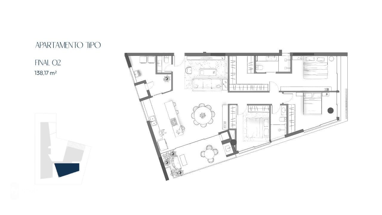 Foto do Apartamento com 3 quartos no Batel, Curitiba - foto 16