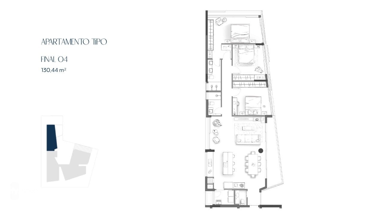 Foto do Apartamento com 3 quartos no Batel, Curitiba - foto 18