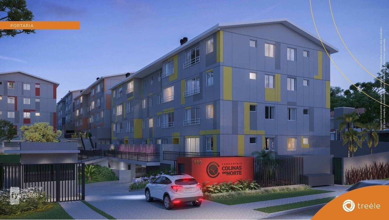 Foto do Apartamento com 2 quartos no Santa Cândida, Curitiba - foto 1