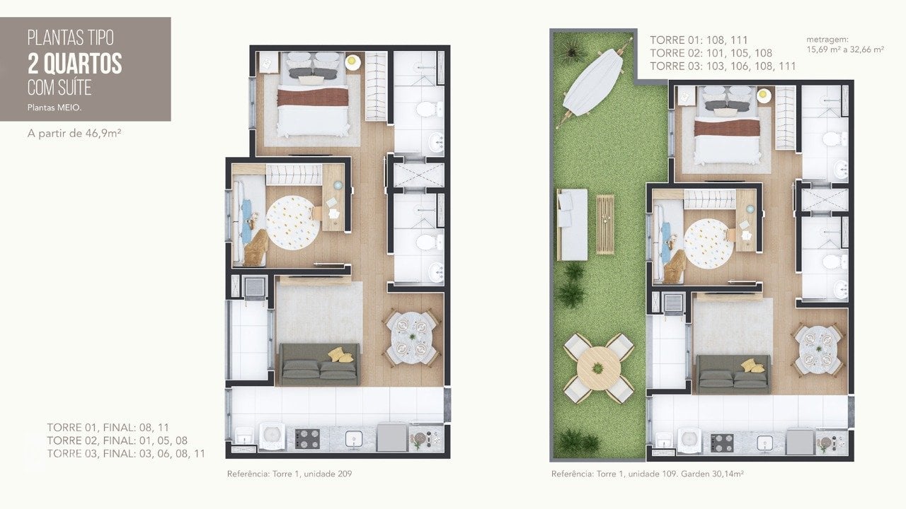 Foto do Apartamento com 2 quartos no Novo Mundo, Curitiba - foto 3