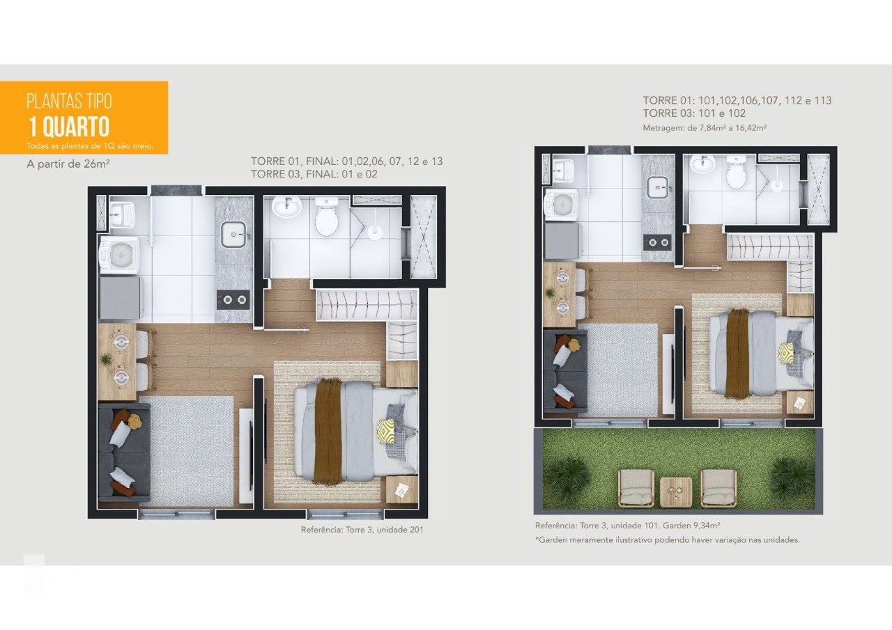 Foto do Apartamento com 1 quartos no Novo Mundo, Curitiba - foto 4
