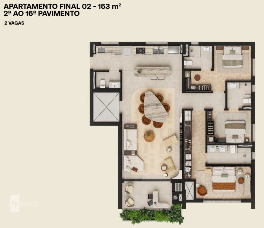 Foto do Apartamento com 3 quartos no Campina do Siqueira, Curitiba - foto 9