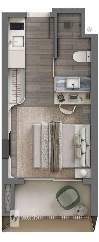Foto do Apartamento com 1 quartos no Batel, Curitiba - foto 18