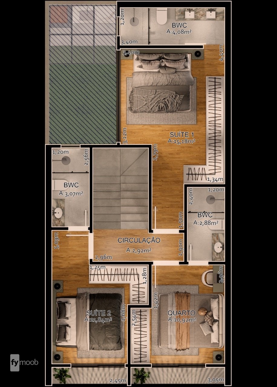 Foto do Sobrado com 3 quartos no Pilarzinho, Curitiba - foto 12
