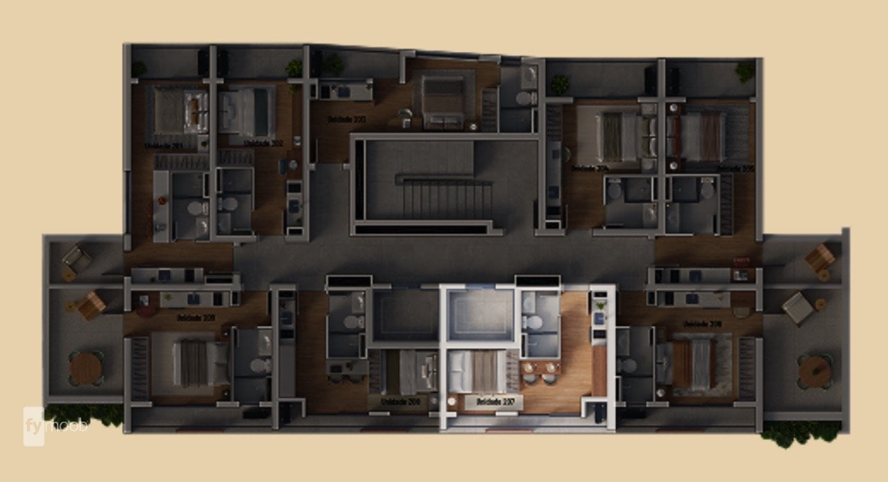 Foto do Studio com 1 quartos no Água Verde, Curitiba - foto 7
