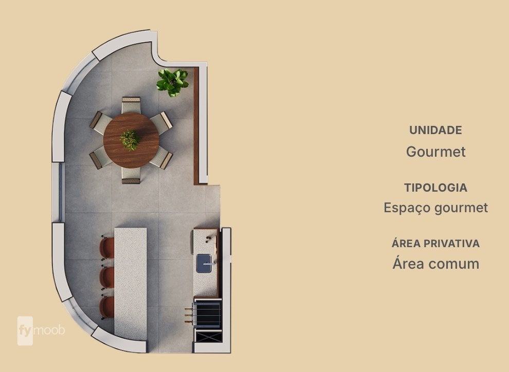 Foto do Studio com 1 quartos no Água Verde, Curitiba - foto 15