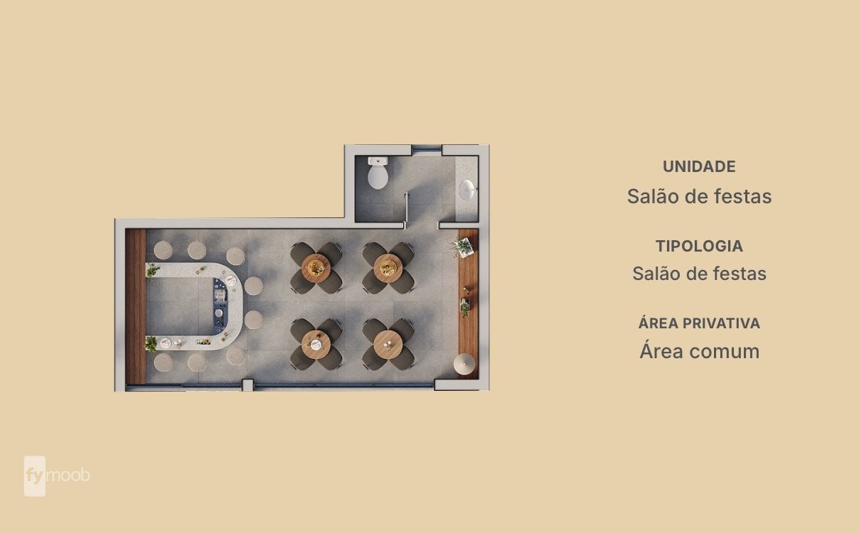 Foto do Studio com 1 quartos no Água Verde, Curitiba - foto 10