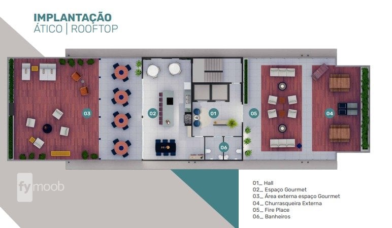 Foto do Apartamento com 1 quartos no centro, Curitiba - foto 15
