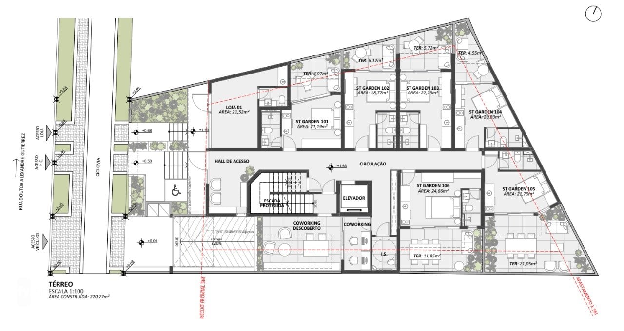Foto do Studio com 1 quartos no Água Verde, Curitiba - foto 14