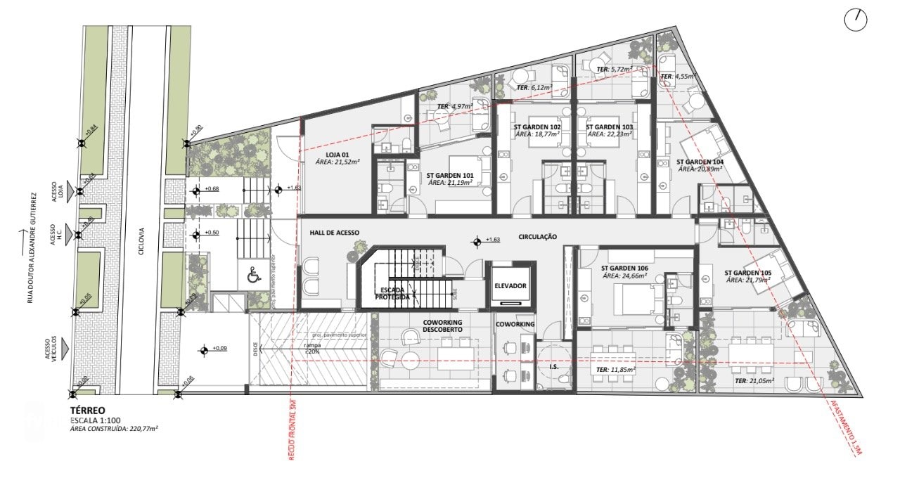 Foto do Studio com 1 quartos no Água Verde, Curitiba - foto 14