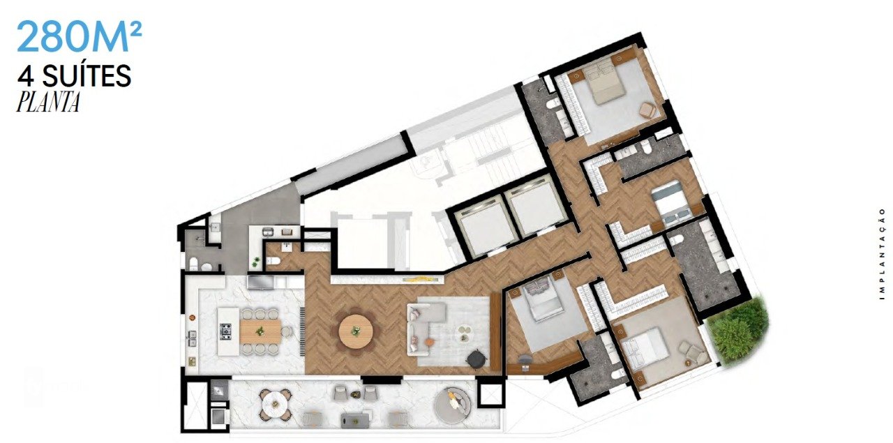 Foto do Apartamento com 3 quartos no Bigorrilho, Curitiba - foto 39