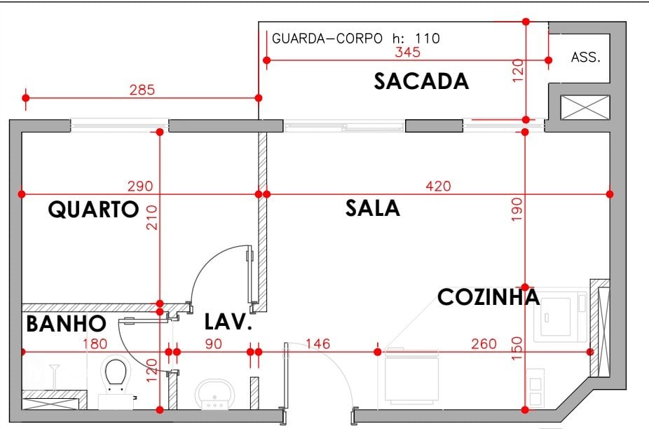 Foto do Apartamento com 1 quartos no Novo Mundo, Curitiba - foto 7