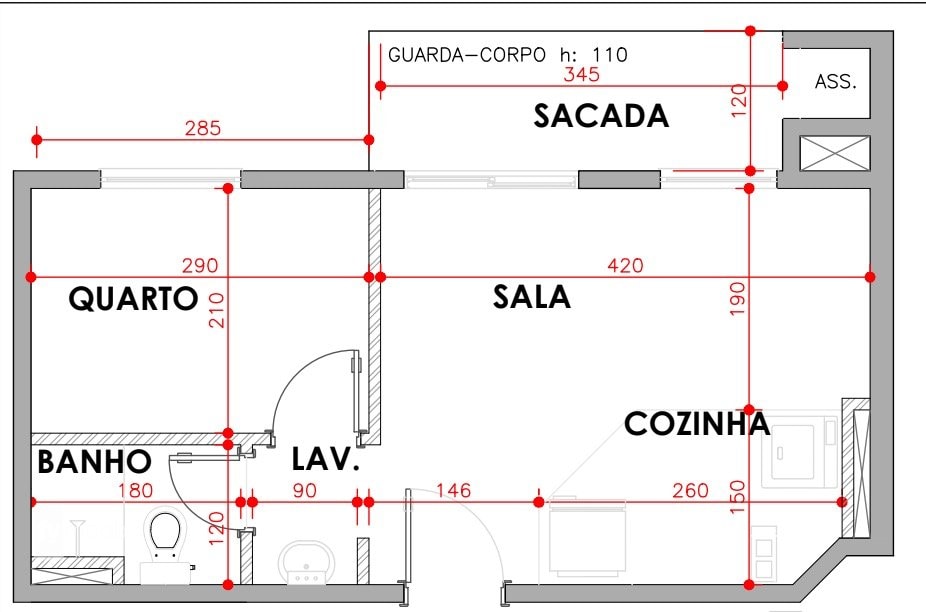 Foto do Apartamento com 1 quartos no Novo Mundo, Curitiba - foto 7