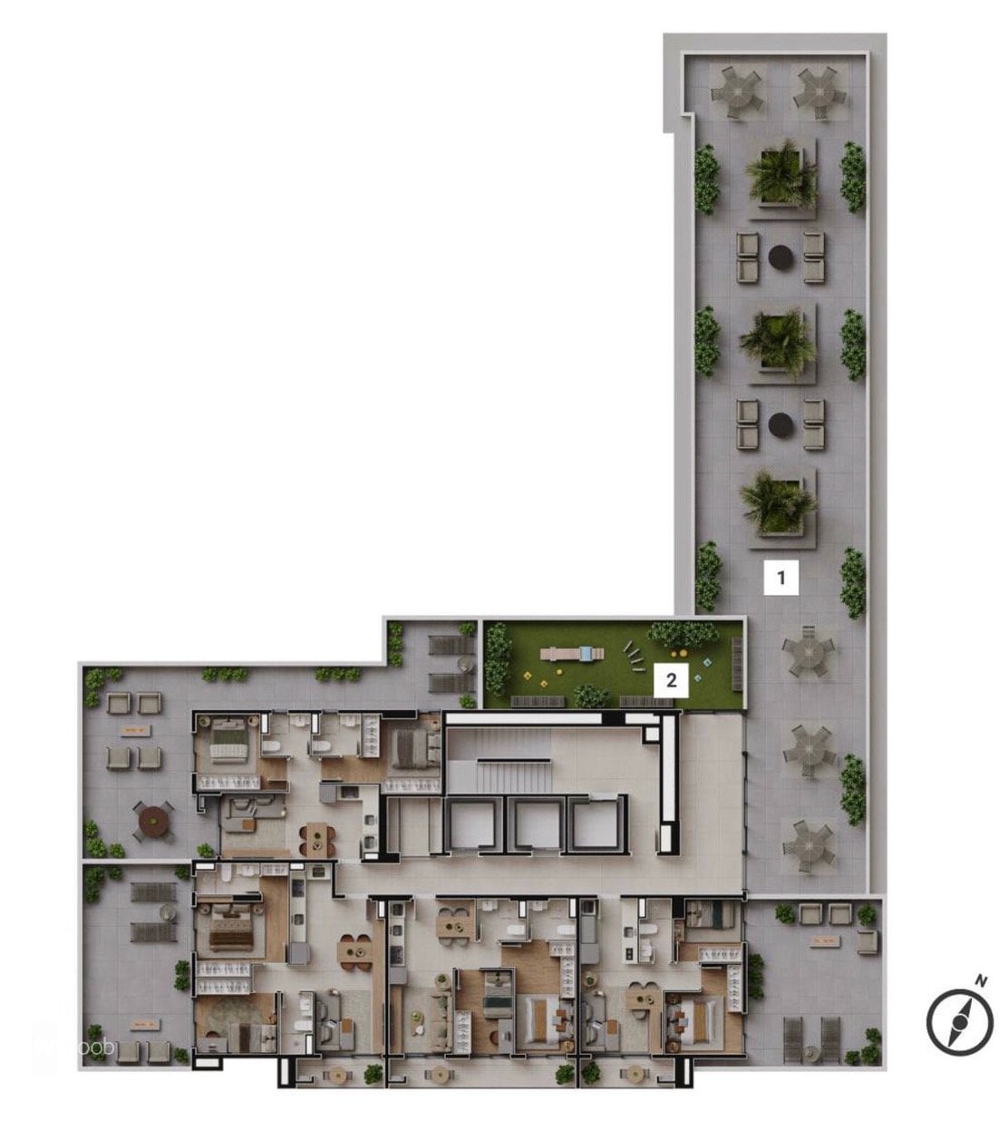 Foto do Apartamento com 2 quartos no Cristo Rei, Curitiba - foto 24