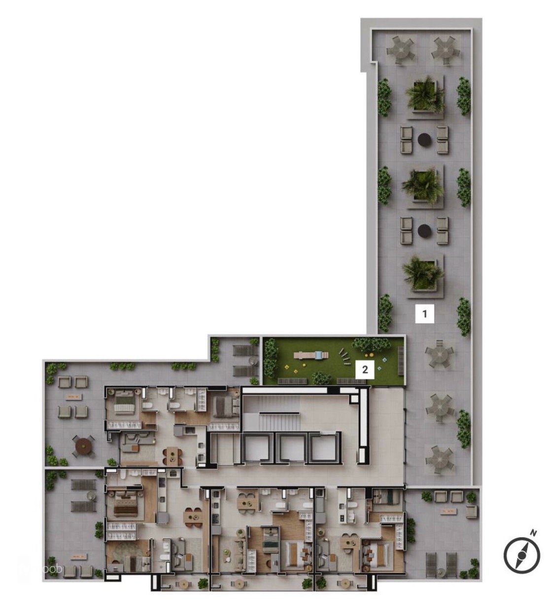 Foto do Apartamento com 2 quartos no Cristo Rei, Curitiba - foto 24